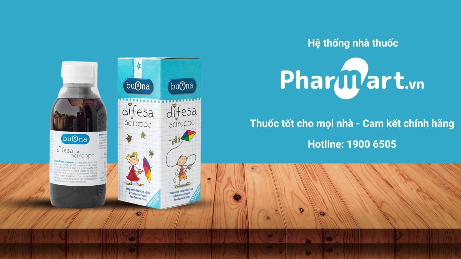 Siro Buona Difesa Sciroppo đang bày bán chính thức tại Pharmart.vn