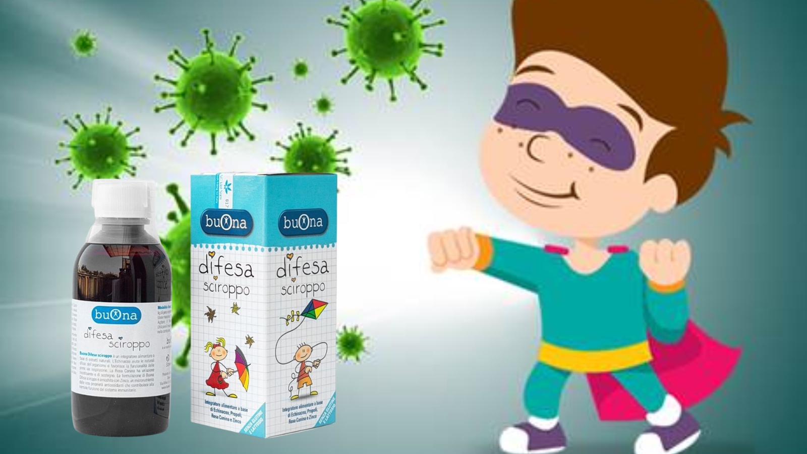 Siro hỗ trợ hệ miễn dịch Buona Difesa
