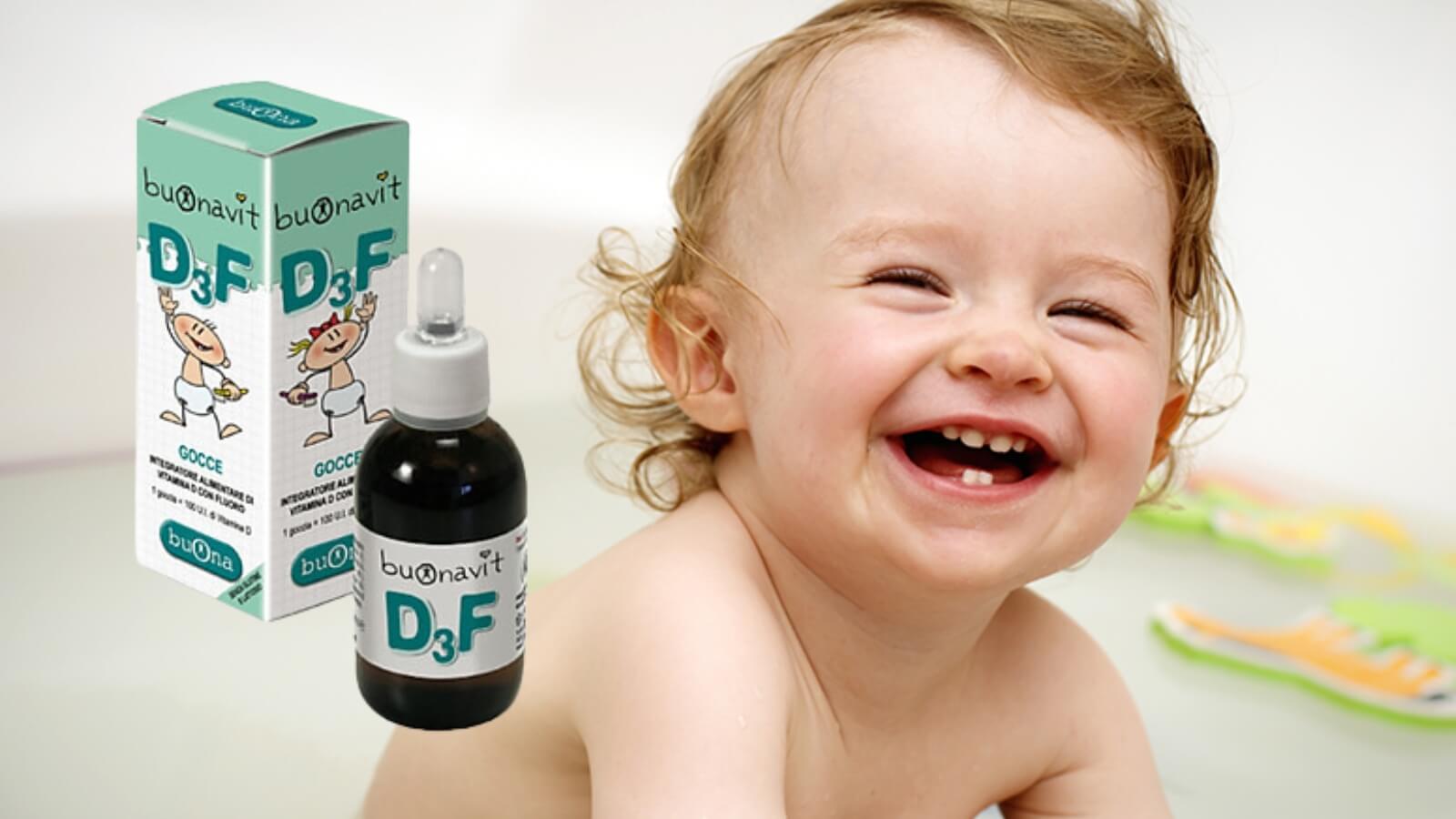 Siro giúp xương răng chắc khỏe Buonavit D3F 