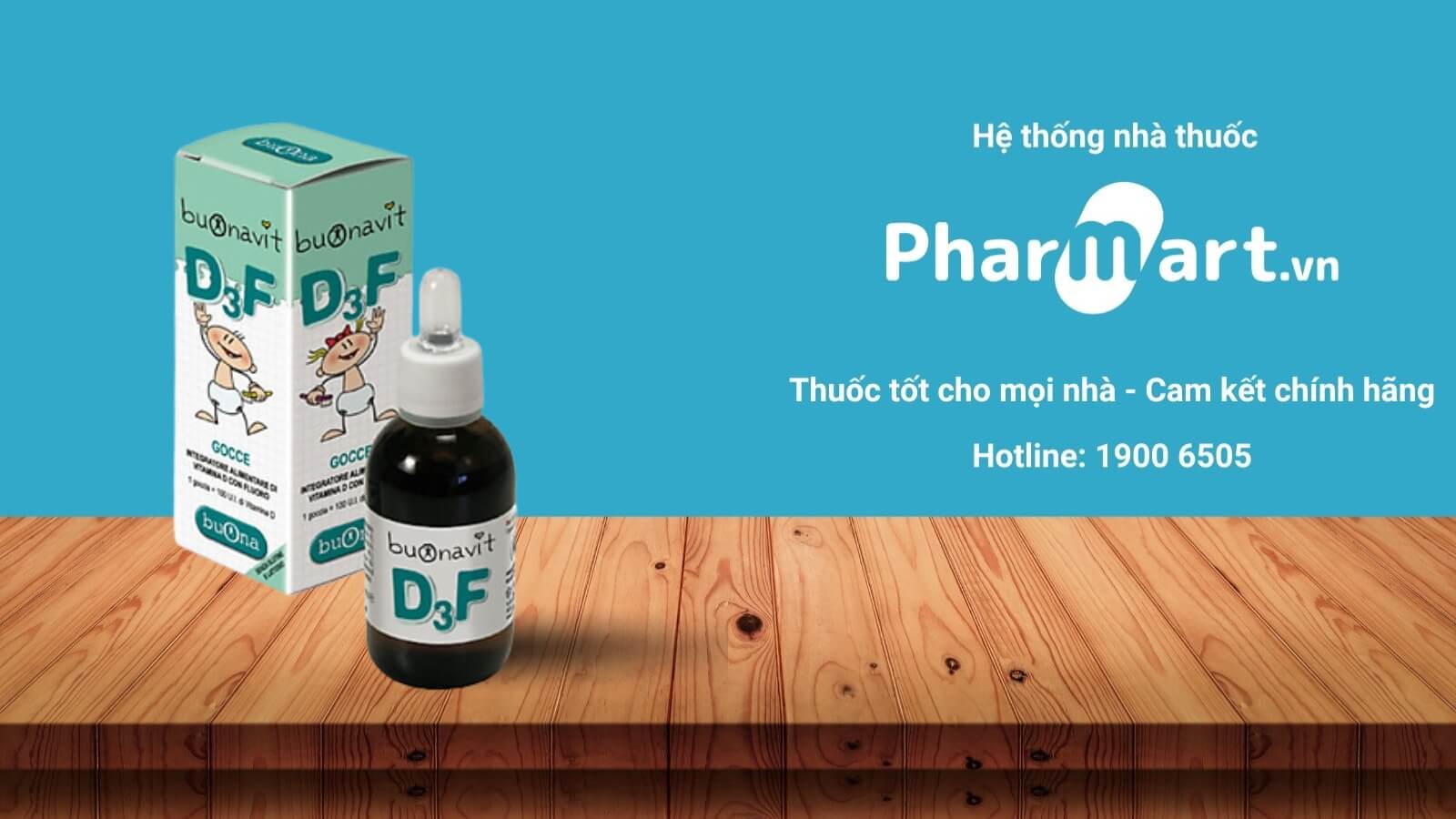 Siro Buonavit D3F đang được bày bán tại Pharmart.vn