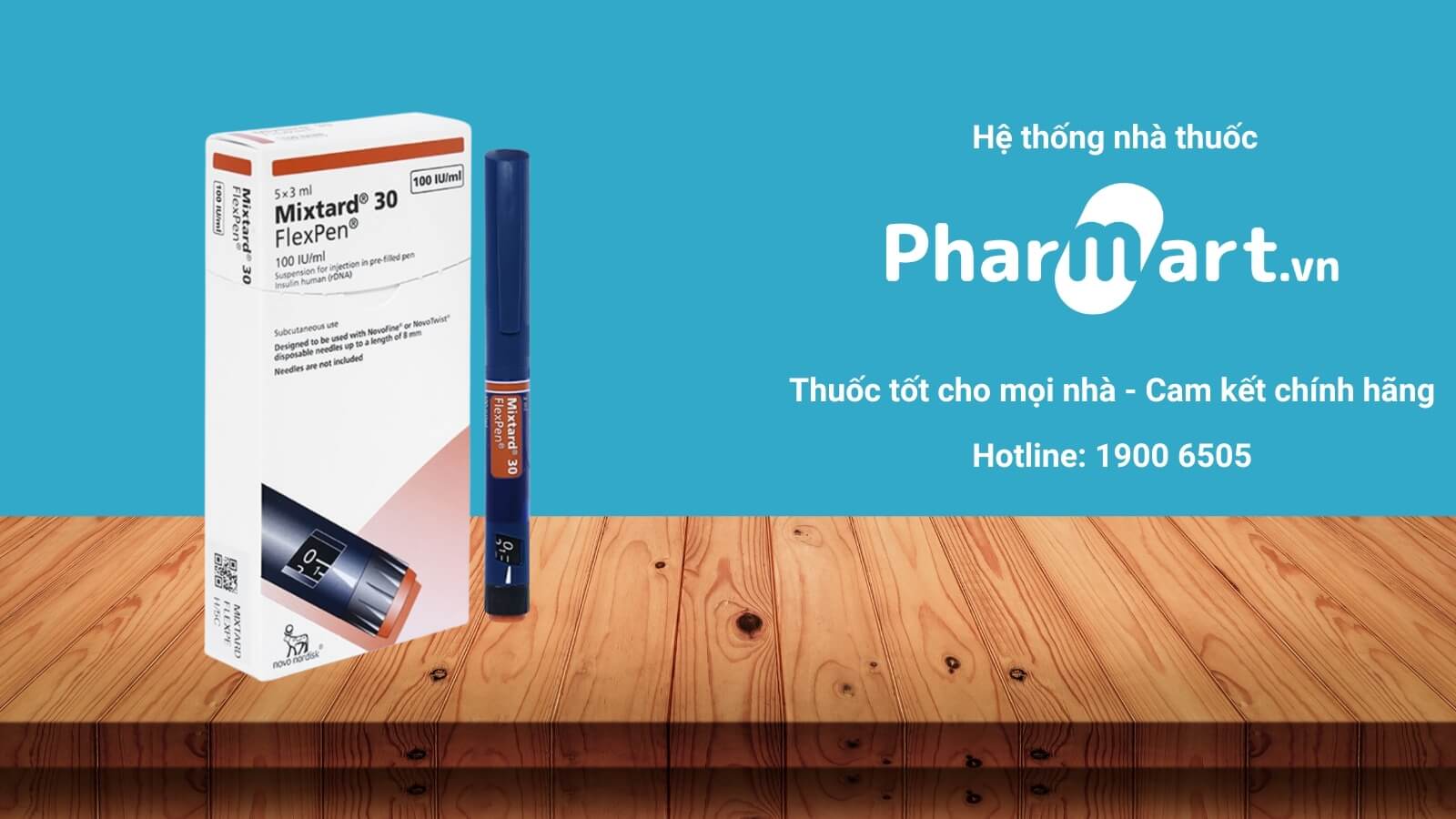 Mua Bút Tiêm Insulin Mixtard 30 Flexpen chính hãng tại Pharmart.vn