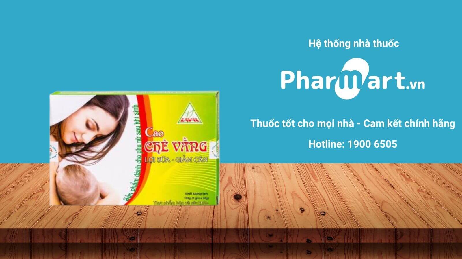 Liên hệ Pharmart.vn để mua Cao Chè Vằng Lợi Sữa Giảm Cân Lava