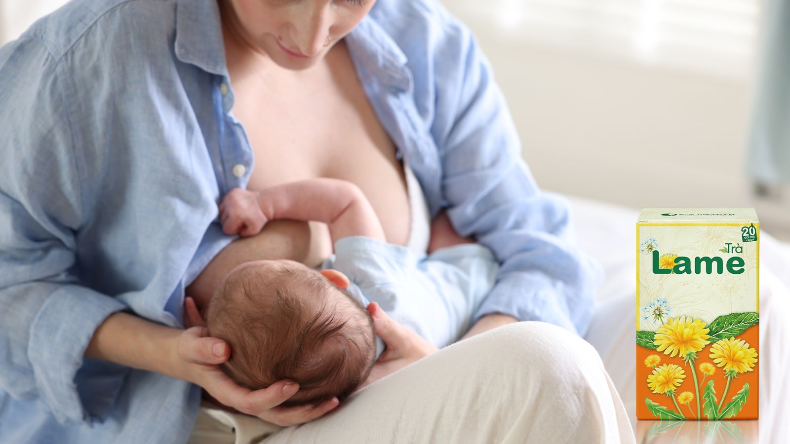 Cao trà Lame kích thích tăng tiết sữa, thông sữa hiệu quả