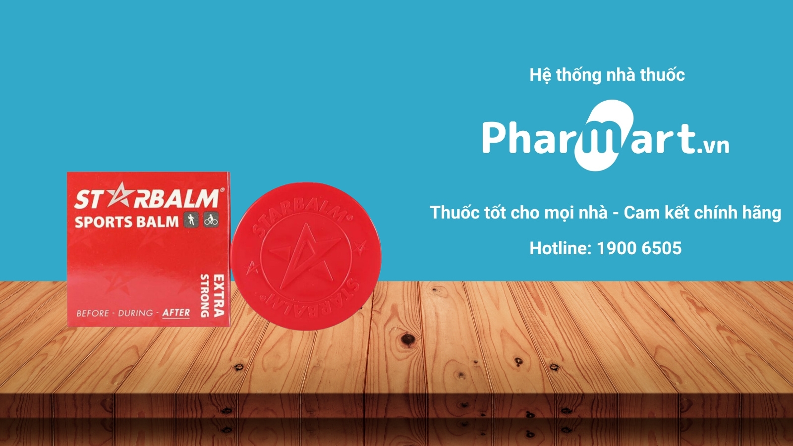 Mua ngay Cao xoa Starbalm đỏ chính hãng tại Pharmart.vn