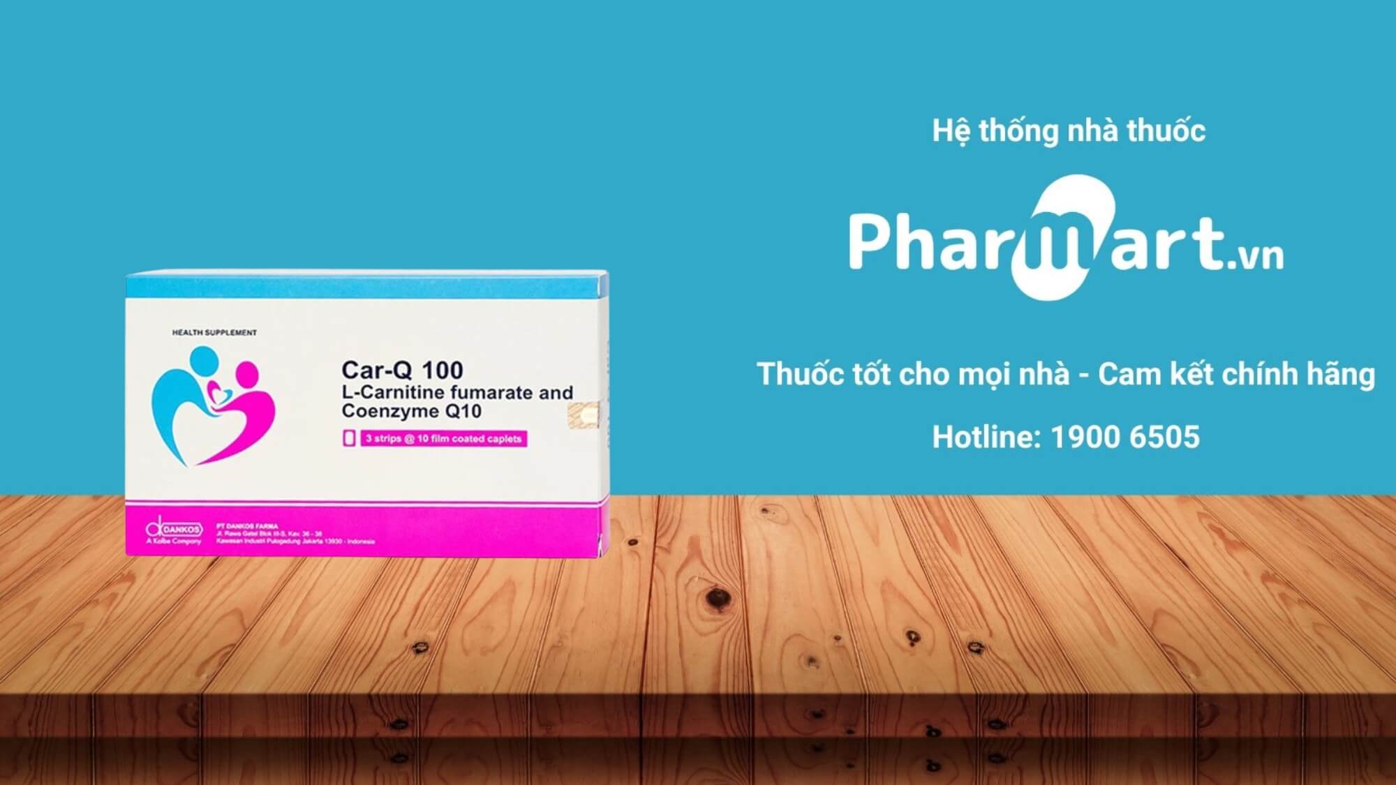 CarQ 100 tăng cường sức khỏe tim mạch Pharmart.vn