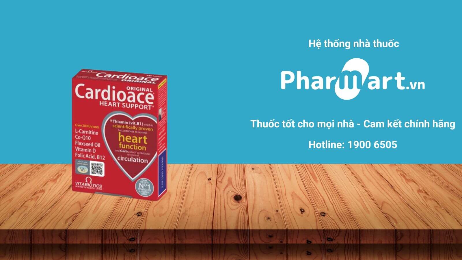 Liên hệ Pharmart.vn để đảm bảo mua Cardioace chính hãng