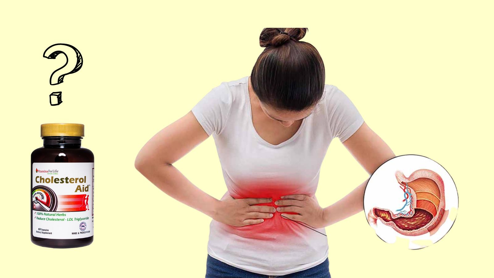 Người bị dạ dày vẫn có thể sử dụng Cholesterol Aid