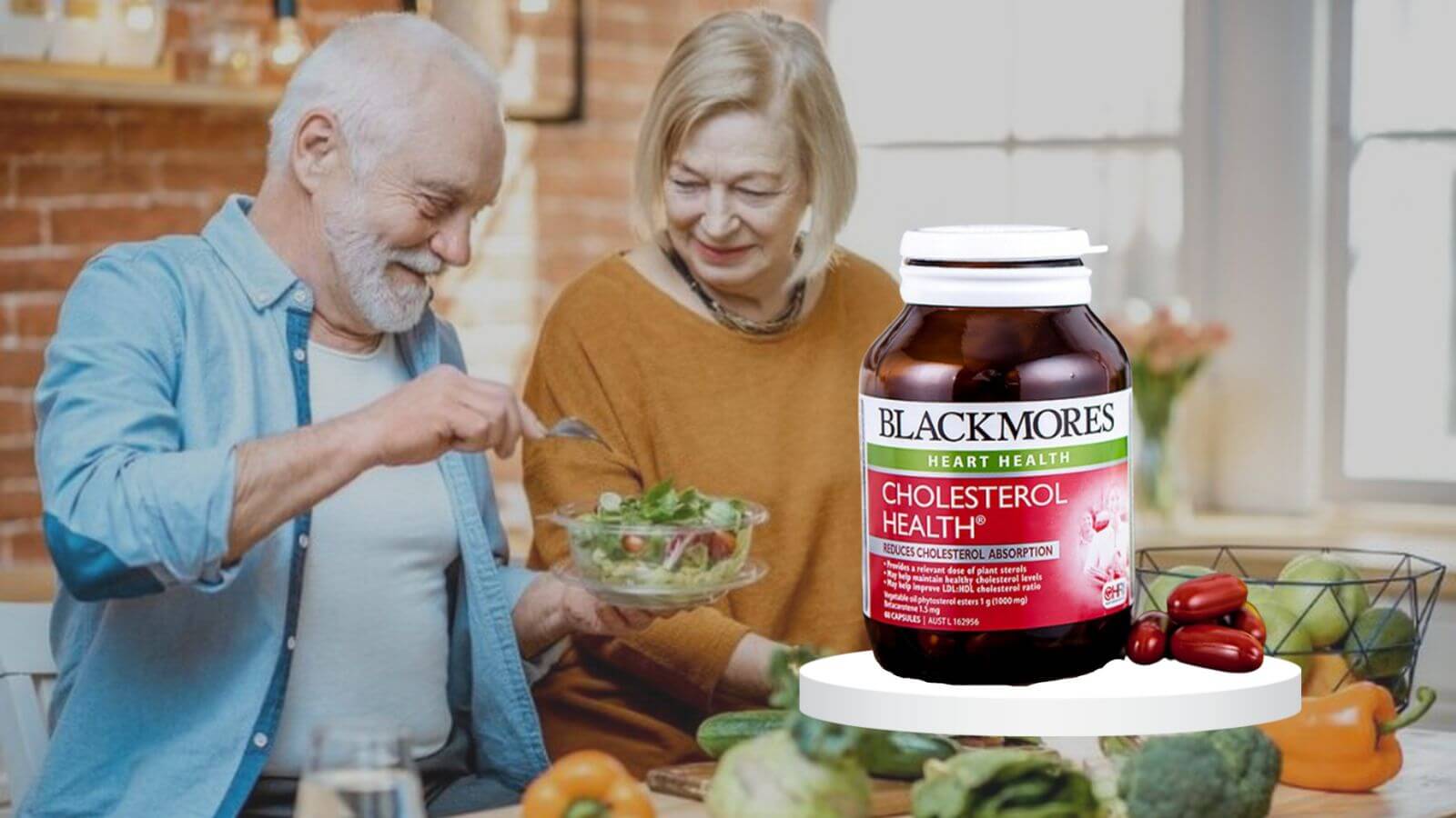 Blackmores Cholesterol Health có tác dụng giảm mỡ máu, cải thiện sức khỏe