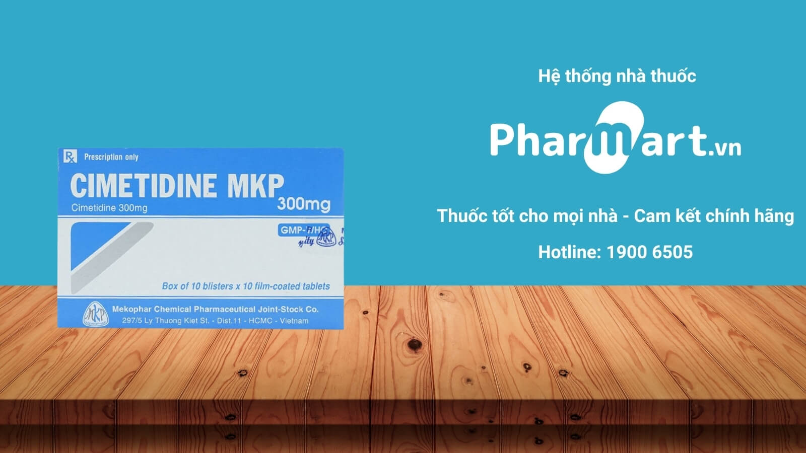Mua Cimetidine MKP 300mg chính hãng tại Pharmart.vn