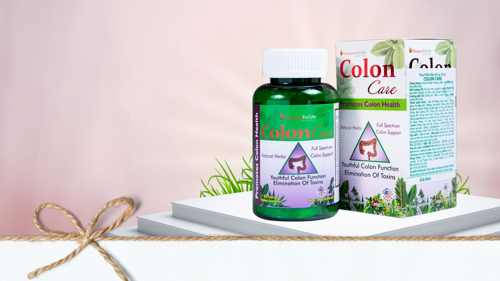 Colon Care được sản xuất từ thương hiệu hàng đầu thế giới - Vitamins For Life