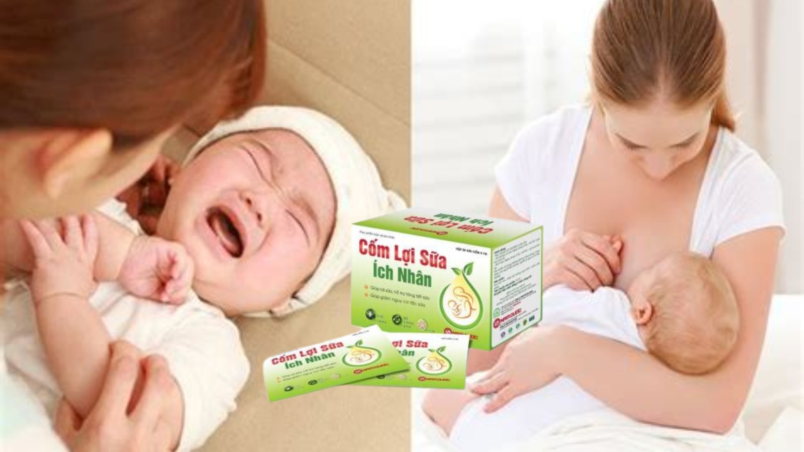 Cốm lợi sữa ích nhân - hỗ trợ tăng tiết sữa, giảm nguy cơ tắc sữa