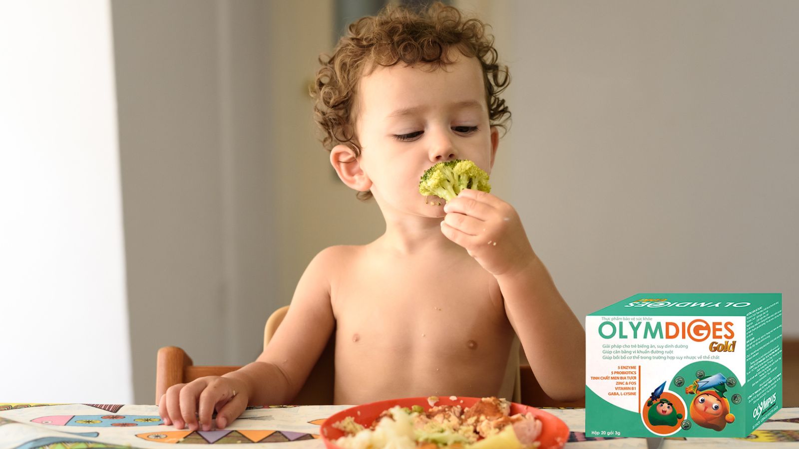 Cốm Olymdiges Gold - Dành cho trẻ lười ăn, suy dinh dưỡng