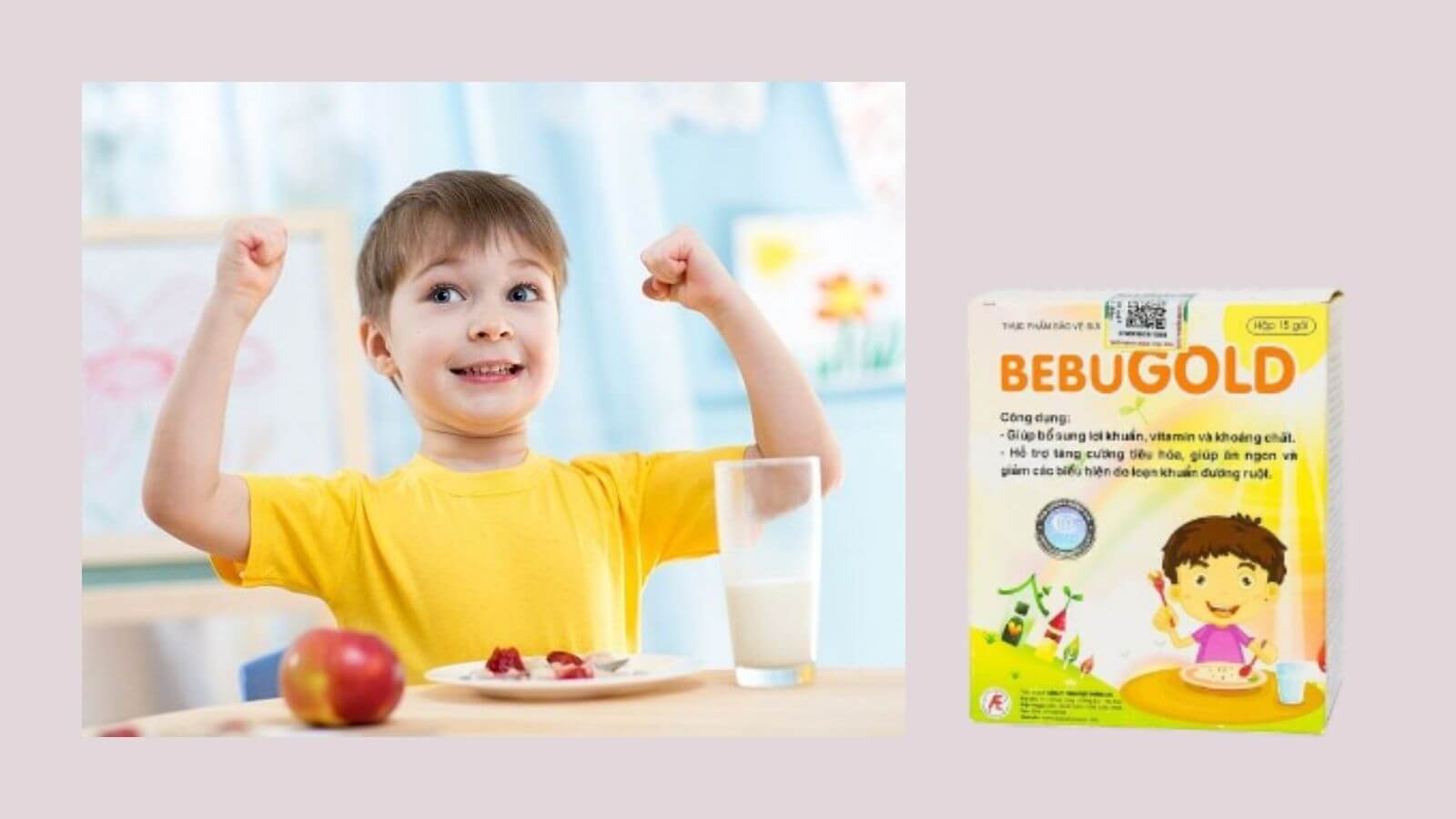 Cốm vi sinh BebuGold - Hỗ trợ tăng cường tiêu hóa