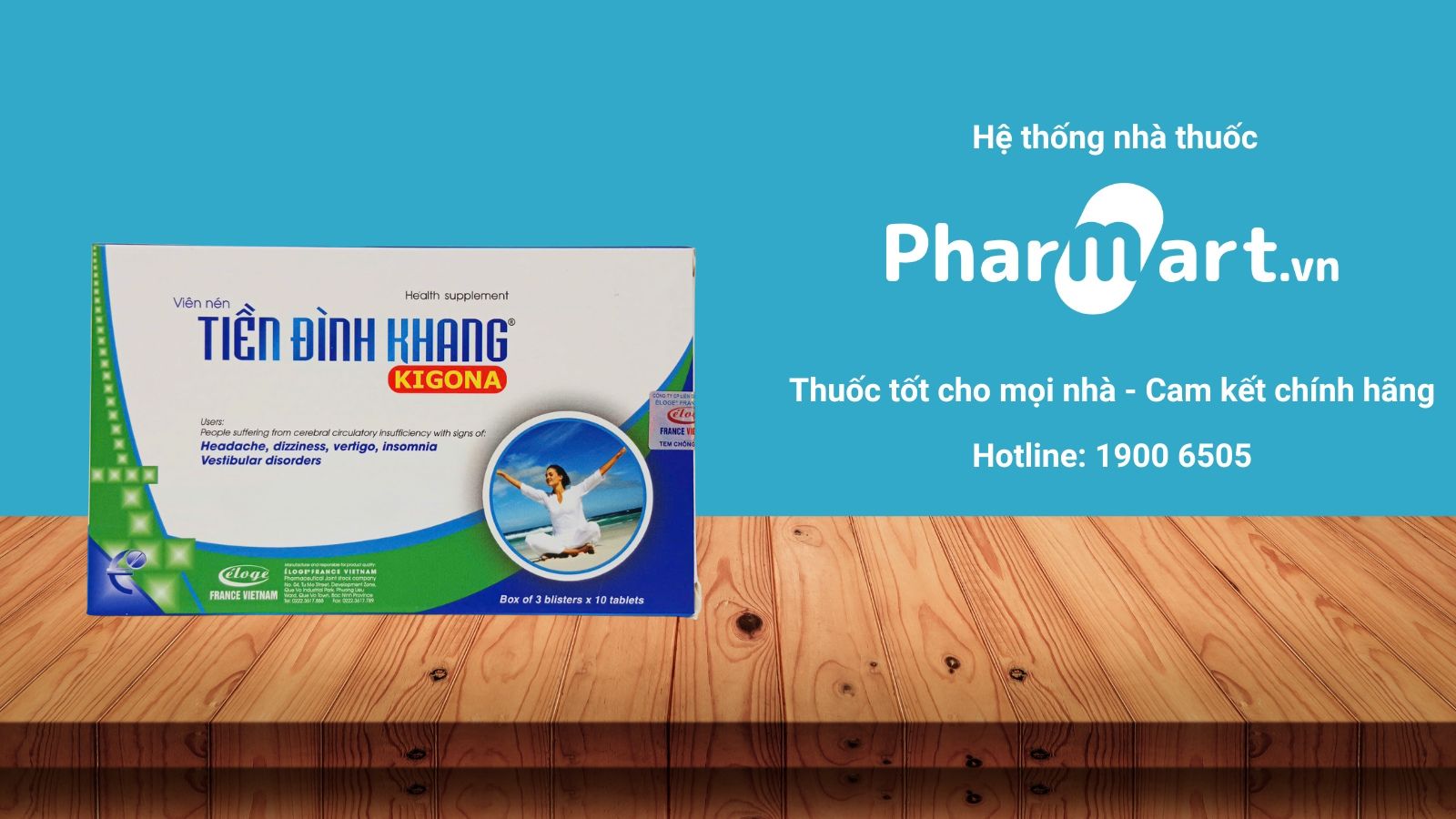 Mua ngay Tiền Đình Khang Kigona tại Pharmart.vn