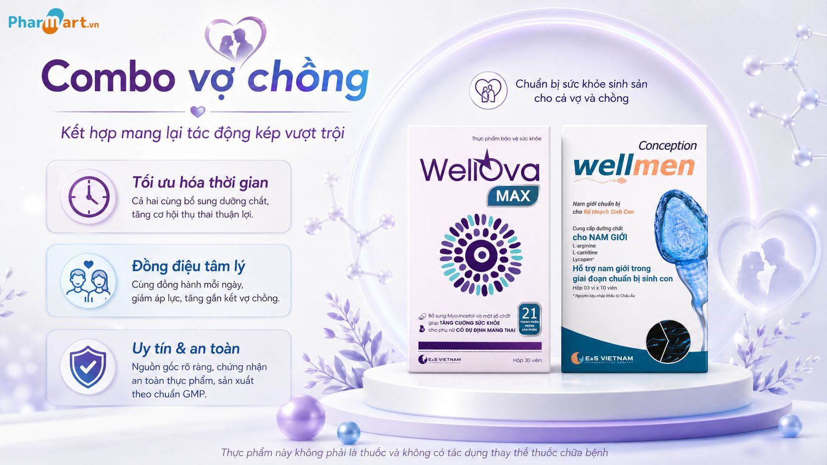 Combo vợ chồng đến từ thương hiệu E&S Việt Nam