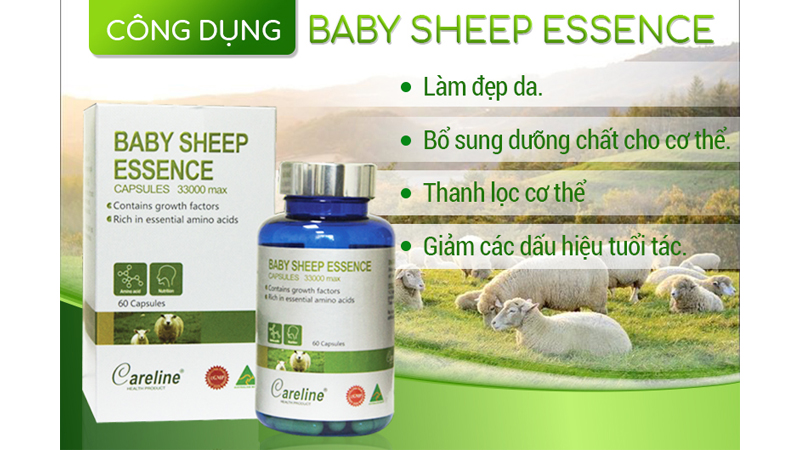 Baby Sheep Essence giúp phục hồi làn da và lấy lại vóc dáng hiệu quả
