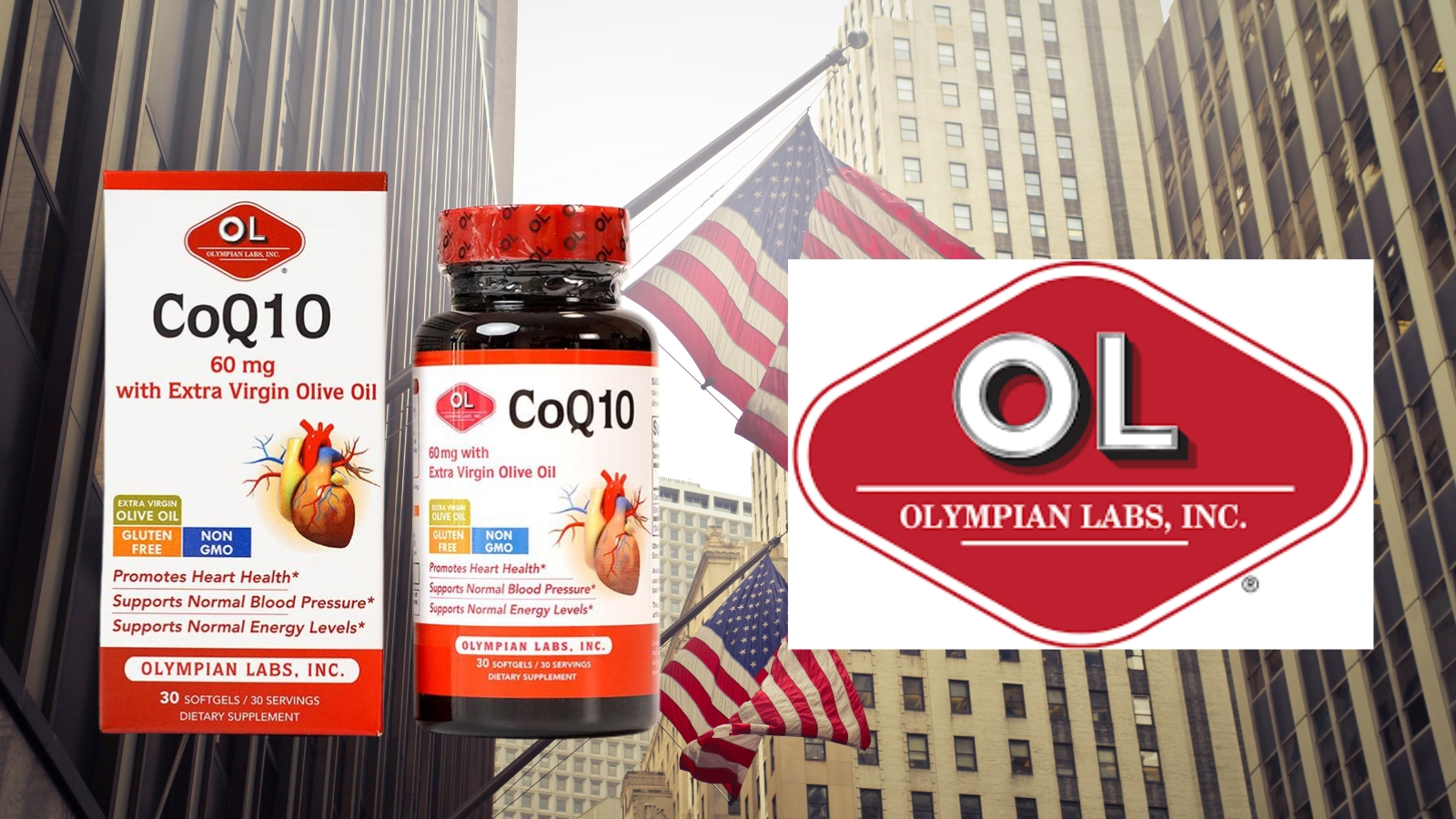 Tập đoàn Olympian Labs là nơi ra đời của CoQ10 60mg nổi tiếng