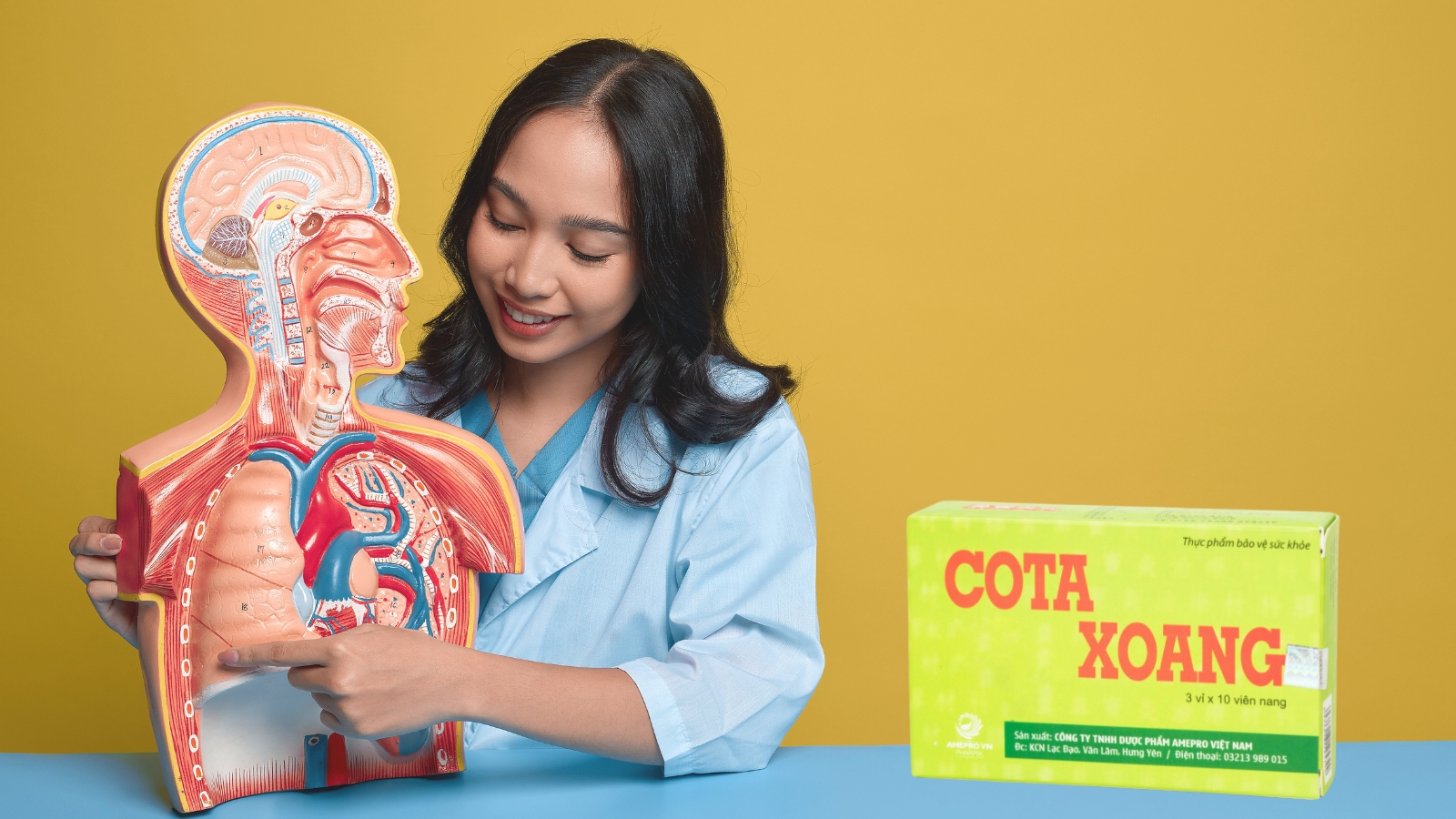 Cota Xoang là sản phẩm thường được sử dụng để hỗ trợ điều trị các vấn đề về mũi, xoang và hệ hô hấp.