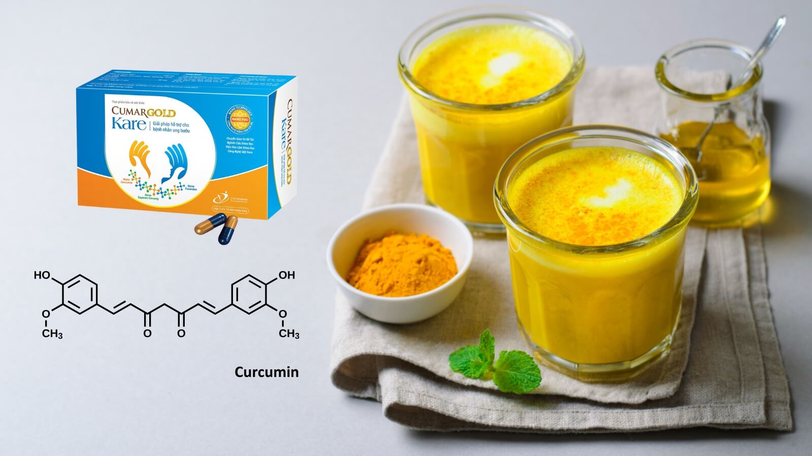 CumarGold Kare có thành phần Curcumin