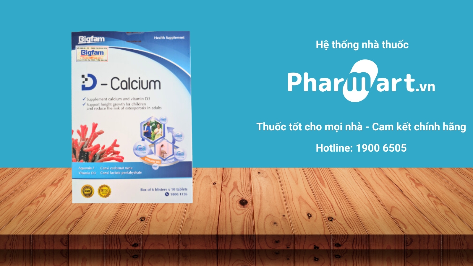 Mua ngay D-Calcium chính hãng tại Pharmart.vn