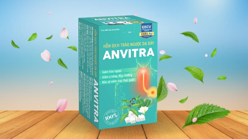 Anvitra màu xanh dành cho người trào ngược dạ dày nặng hay tái phát.