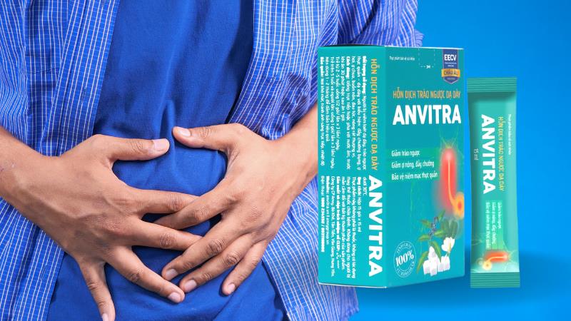 Dạ dày thực quản trở nên khỏe mạnh sau 60 ngày dùng Anvitra
