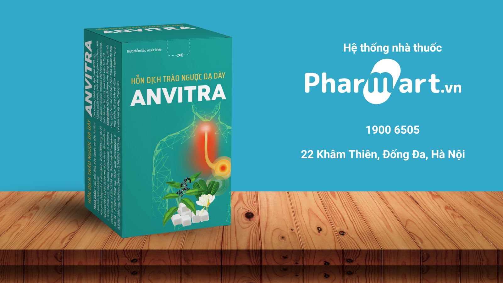 Pharmart là địa chỉ phân phối chính hãng các sản phẩm của Anvy.