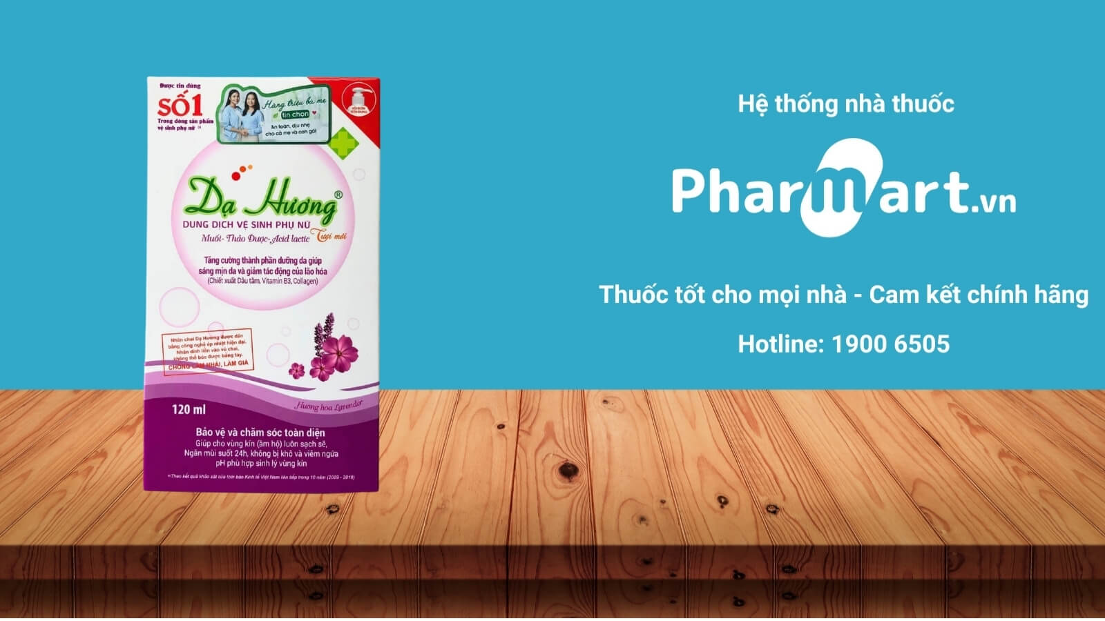 Mua ngay dung dịch vệ sinh phụ nữ Dạ Hương tím chính hãng tại Pharmart.vn