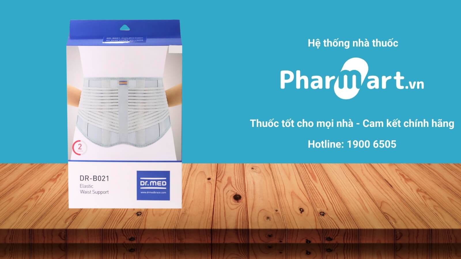 Đai lưng bụng đàn hồi B021 size XL được phân phối chính hãng tại Pharmart