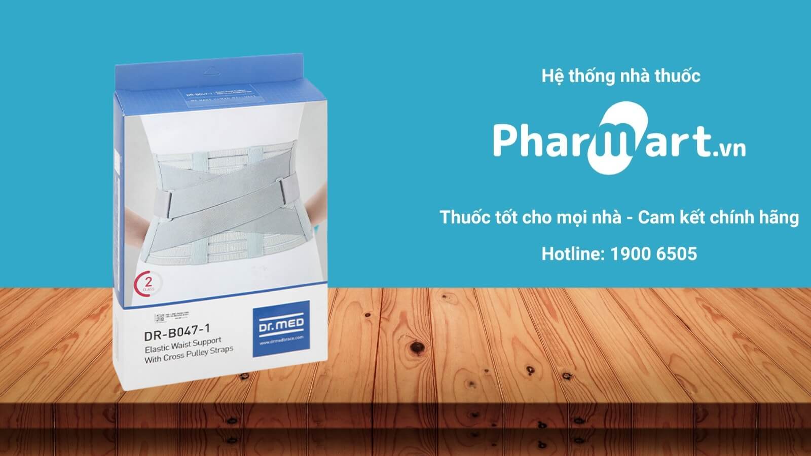 Đai lưng bụng đàn hồi B047-1 size M được phân phối chính hãng tại Pharmart