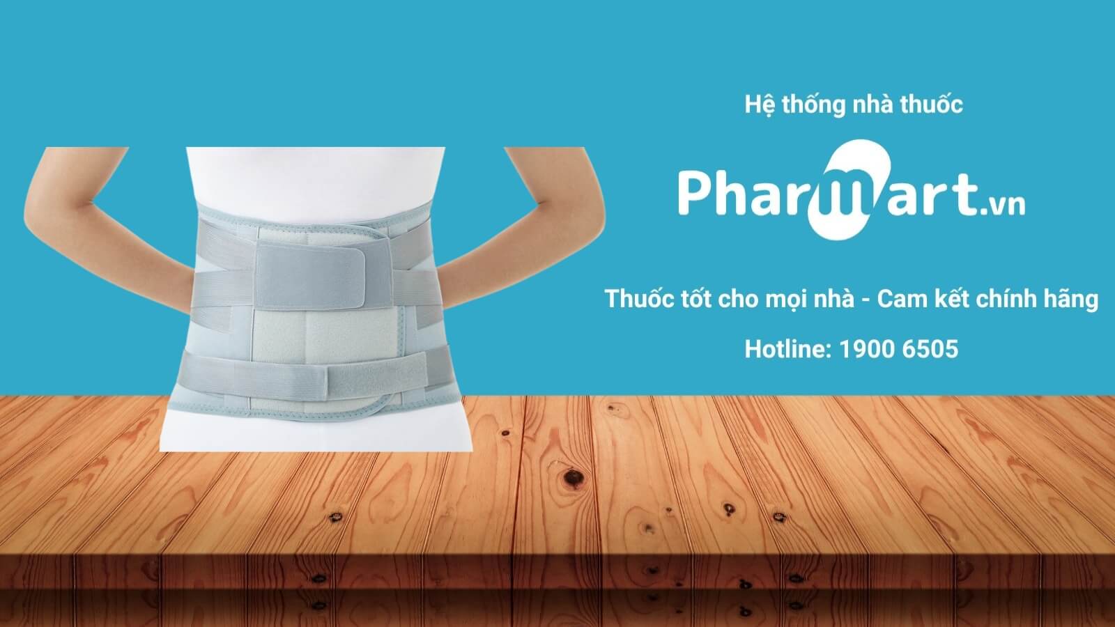Đai lưng dây chéo B035 size S được phân phối chính hãng tại Pharmart