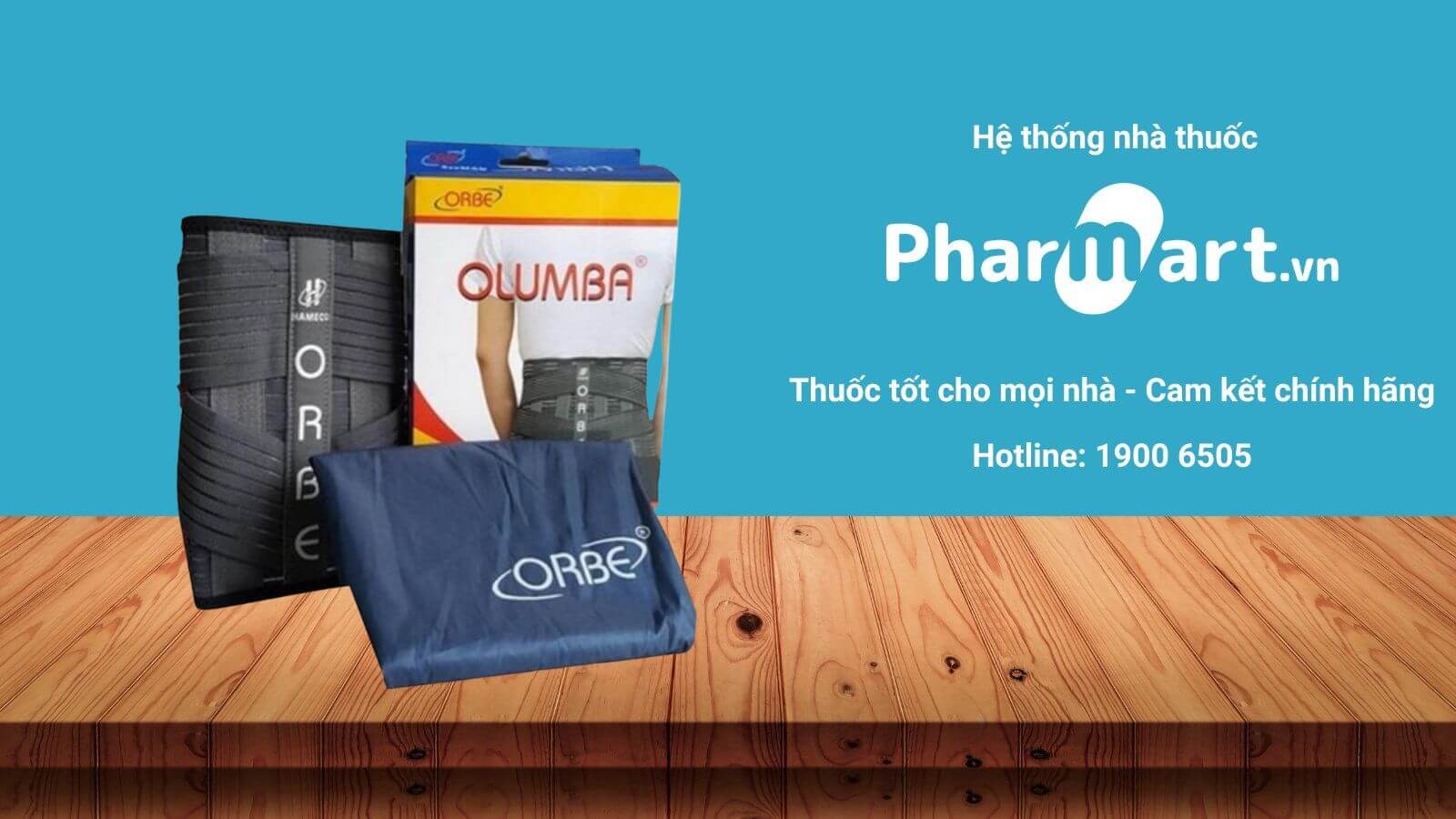 Mua ngay đai lưng Orbe Olumba tại Nhà Thuốc Pharmart