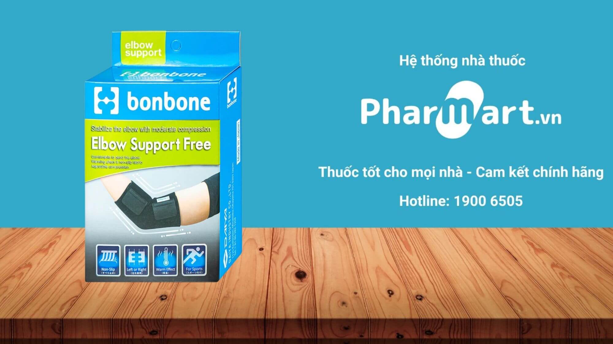Đặt ngay đai nẹp khuỷu tay Bonbone giá tốt tại Pharmart