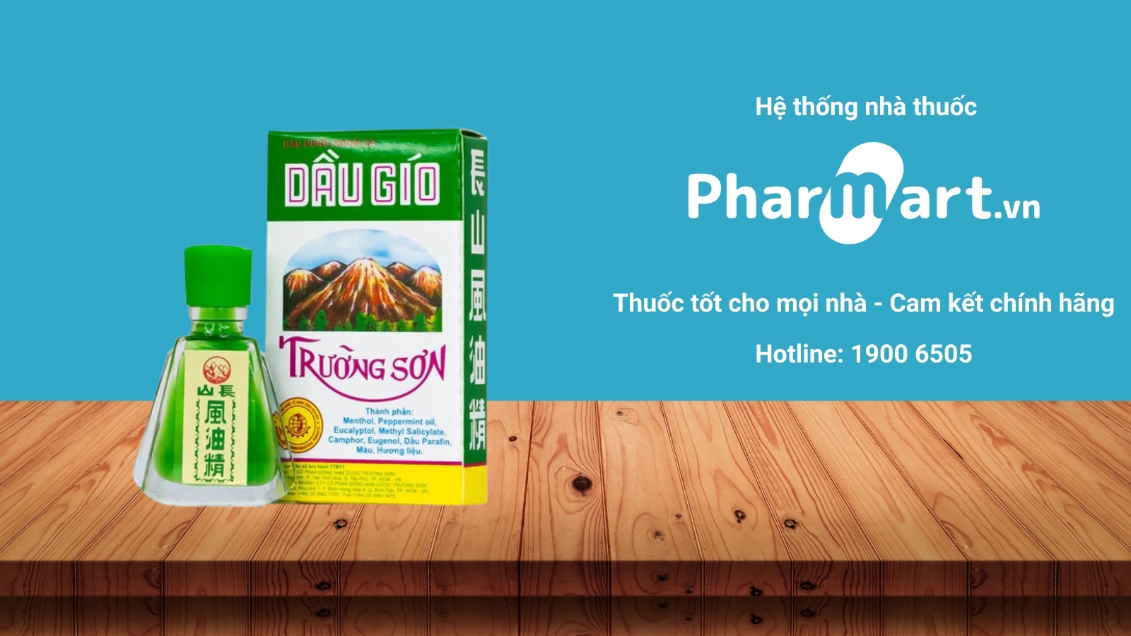 Mua ngay Dầu gió Trường Sơn chính hãng tại Pharmart.vn