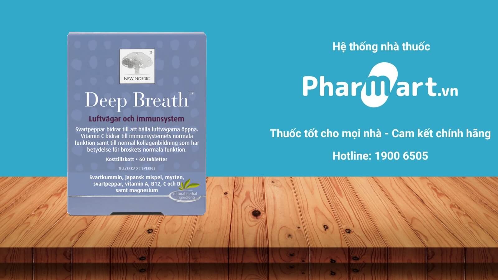 Deep Breath được phân phối chính hãng tại Pharmart.vn