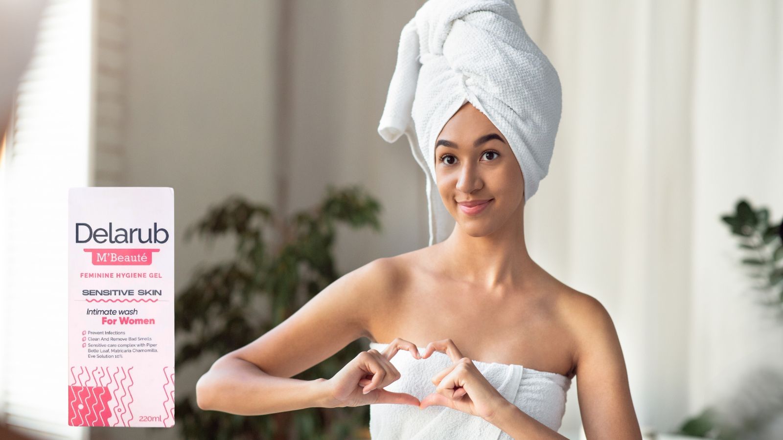 Dung dịch vệ sinh Delarub M'Beauté - Giúp vệ sinh và bảo vệ vùng nhạy cảm