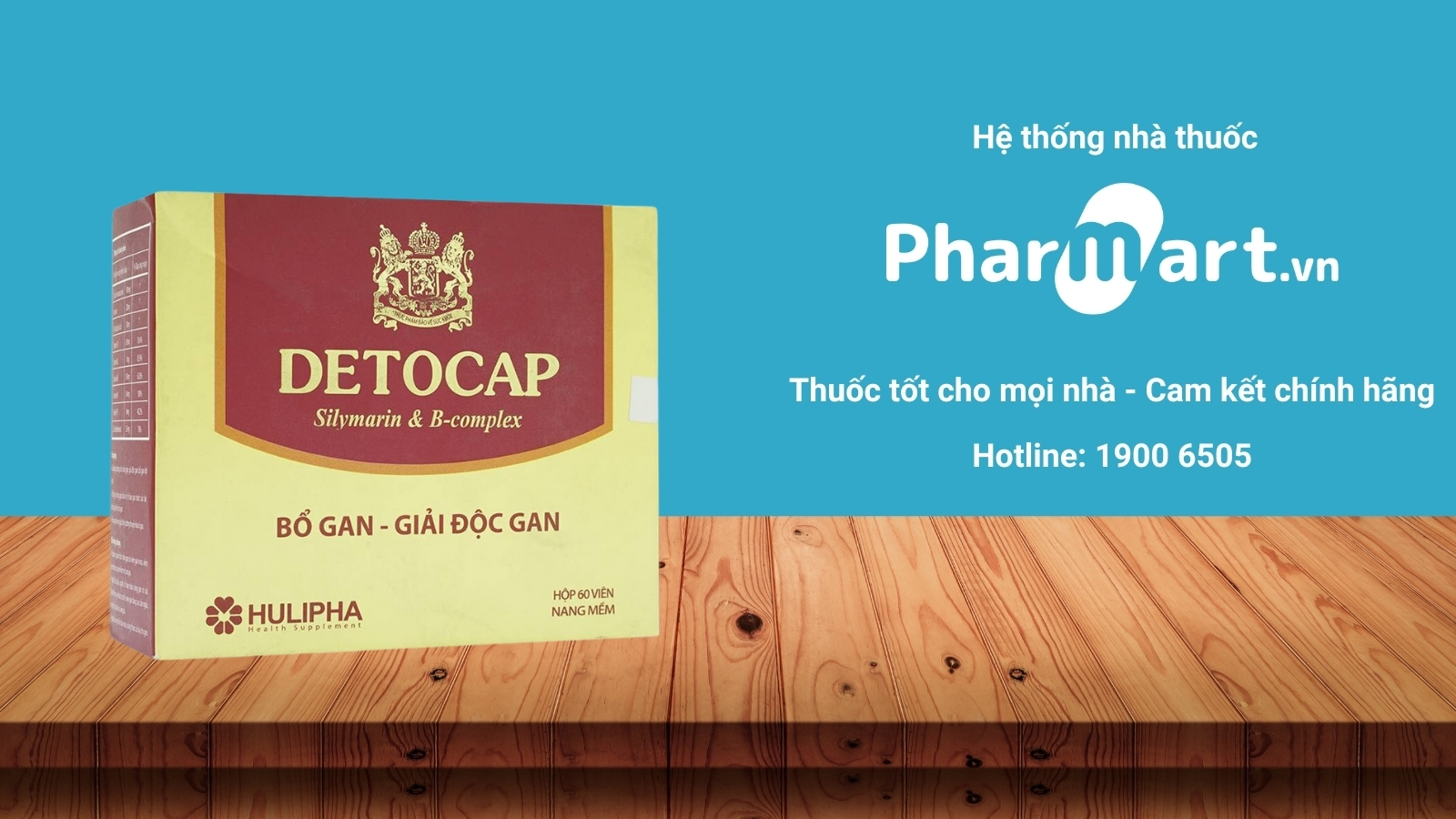 Mua ngay Detocap chính hãng tại Pharmart.vn.