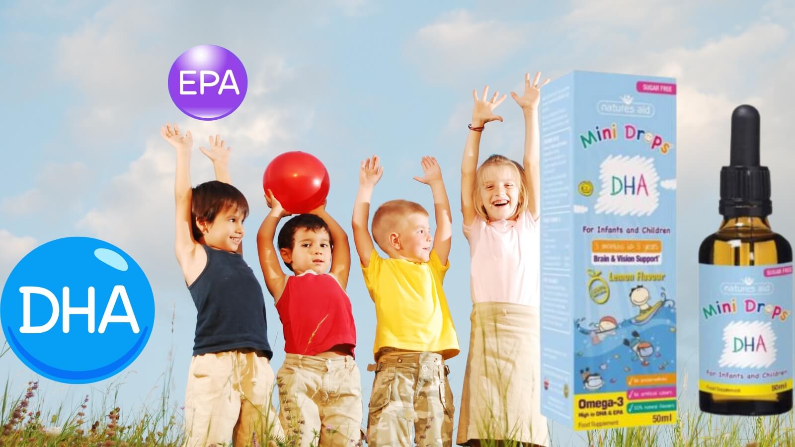 DHA Drops (50ml) tăng cường phát triển thị lực và trí lực ở trẻ