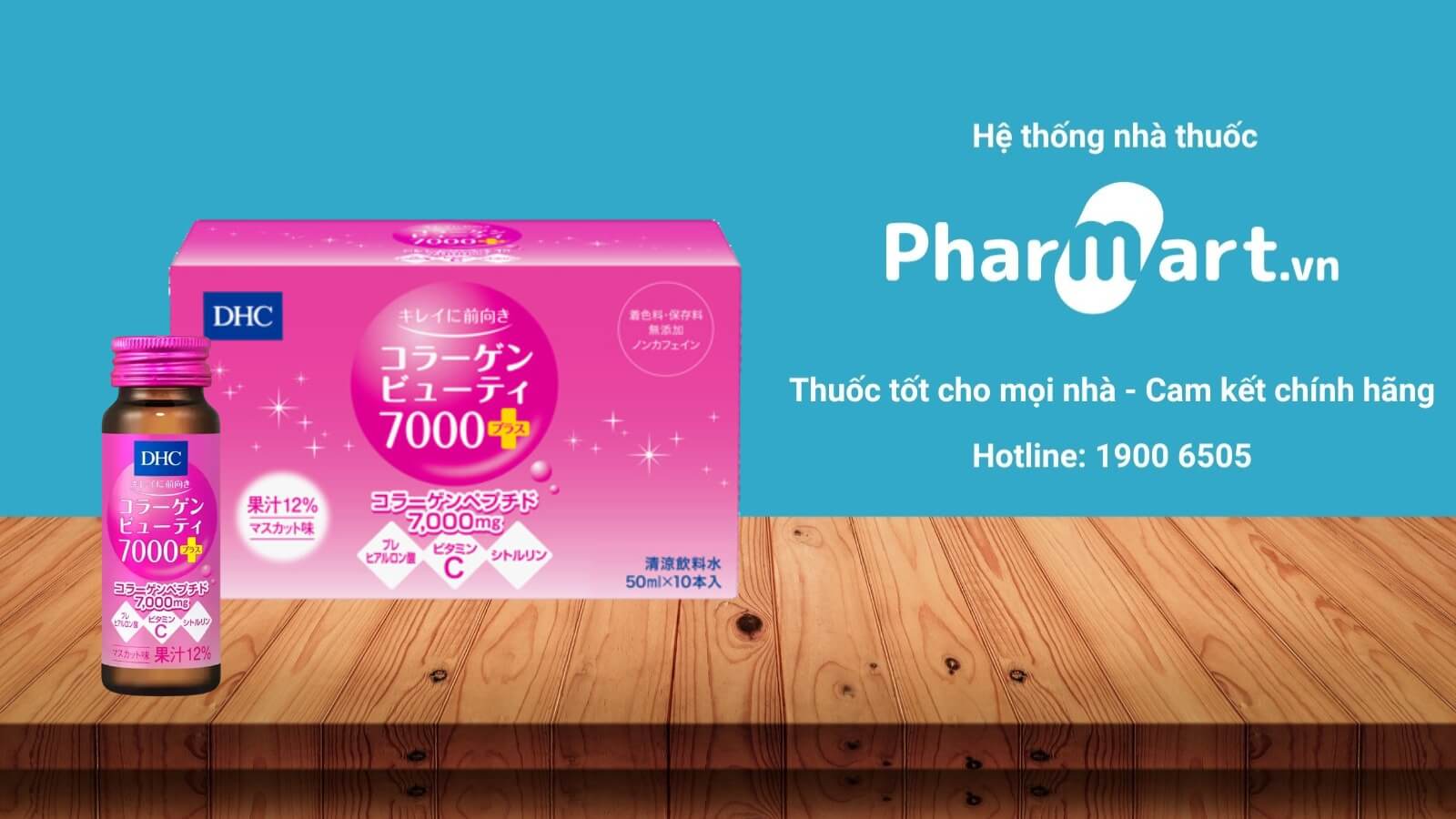 DHC Collagen Beauty 7000 Plus hiện đang được bán chính hãng tại Pharmart.vn
