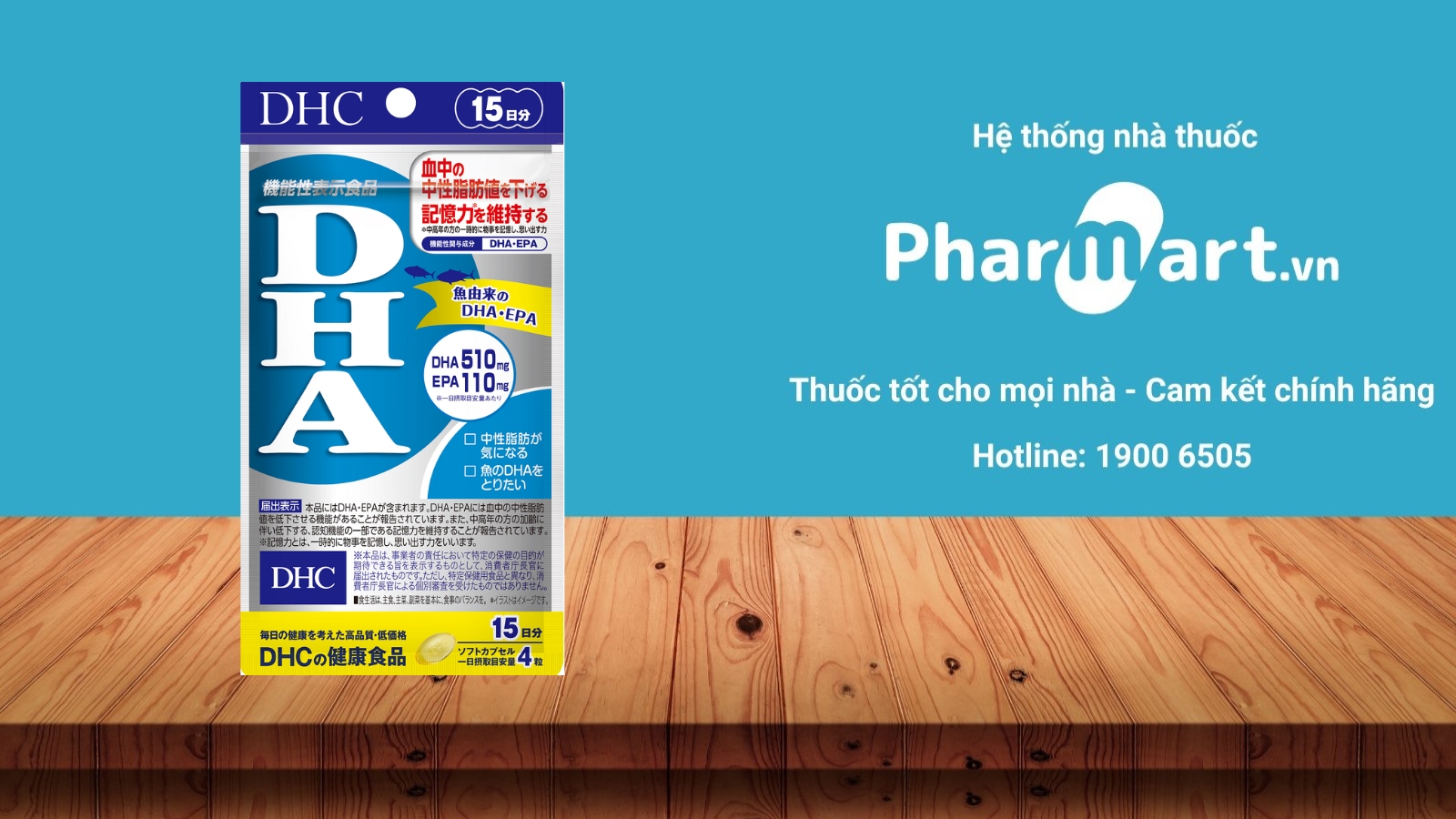 Mua viên uống DHC DHA 15 ngày uy tín tại Pharmart.vn
