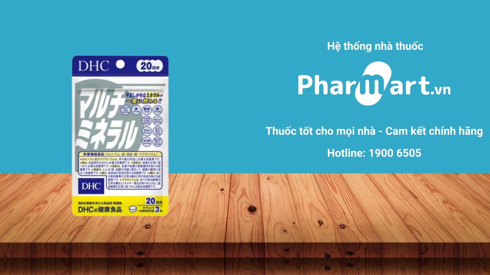 Mua ngay DHC Multi Minerals 20 ngày chính hãng tại Pharmart.vn. 