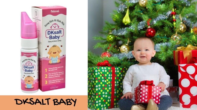 Xịt mũi DKSalt baby cho trẻ em