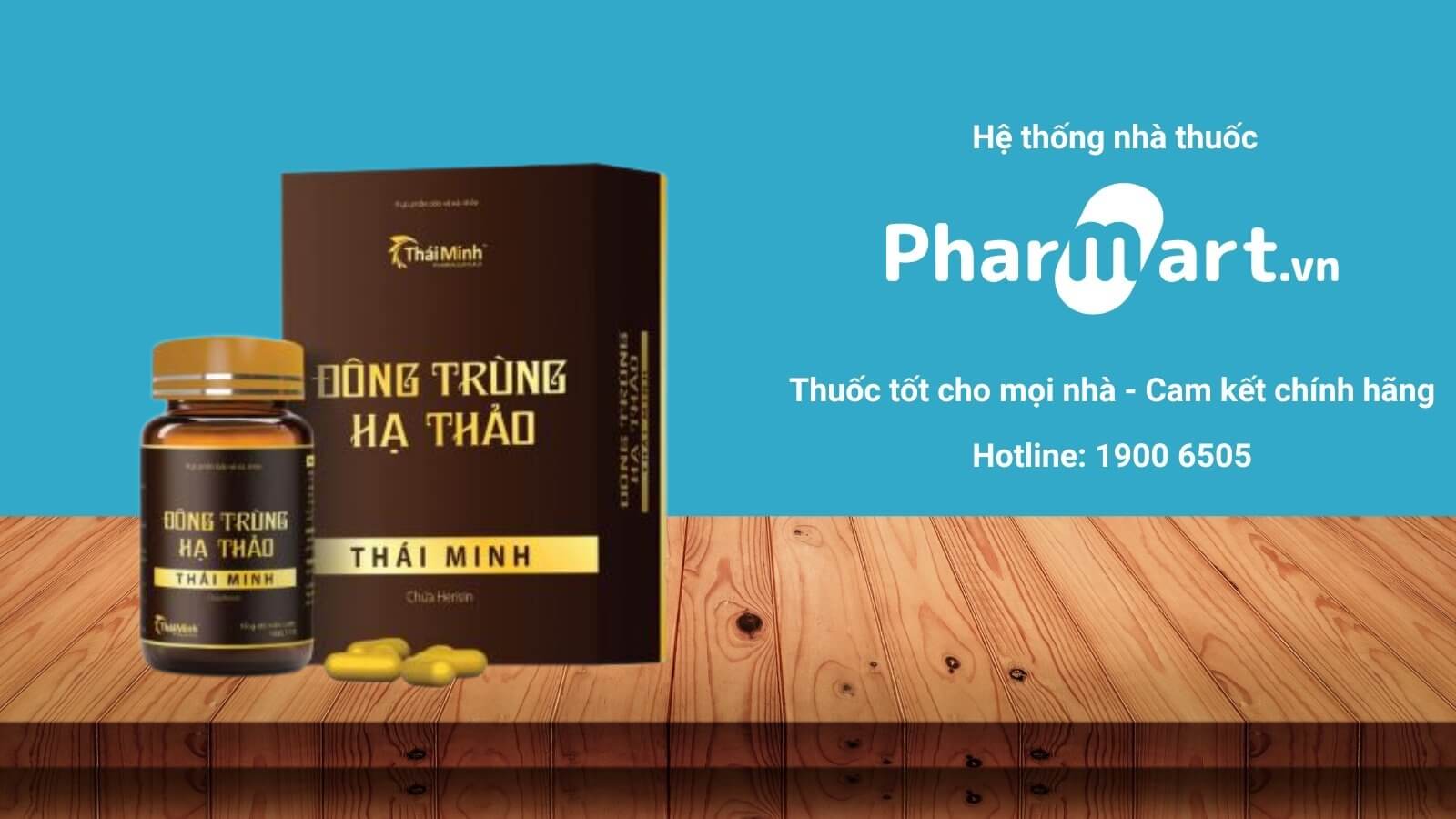 Đông trùng hạ thảo Thái Minh hiện đang được bán tại Nhà Thuốc Pharmart.vn