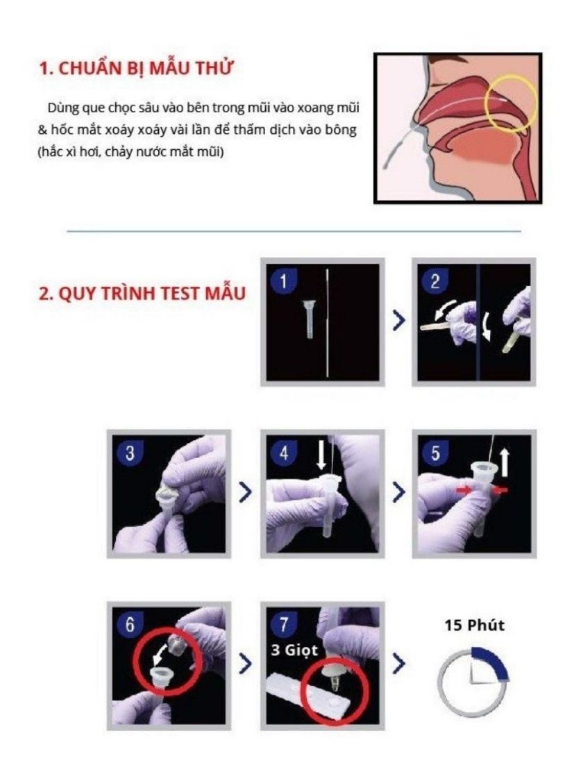 Hướng dẫn sử dụng kit test nhanh covid19 humasis