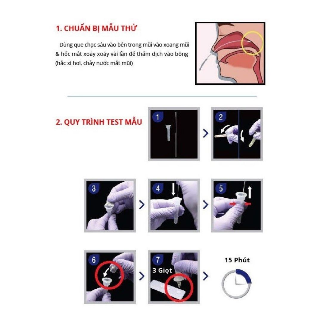 Hướng dẫn cách lấy mẫu test nhanh