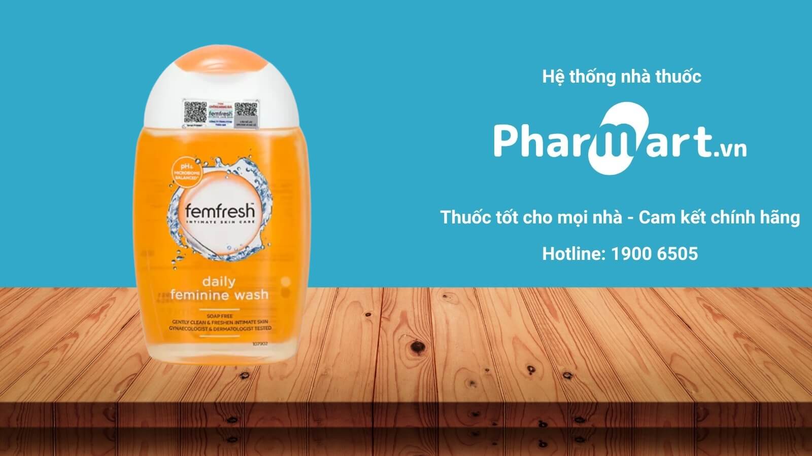 Femfresh Daily Intimate Wash hiện đang được phân phối chính hãng tại Pharmart.vn