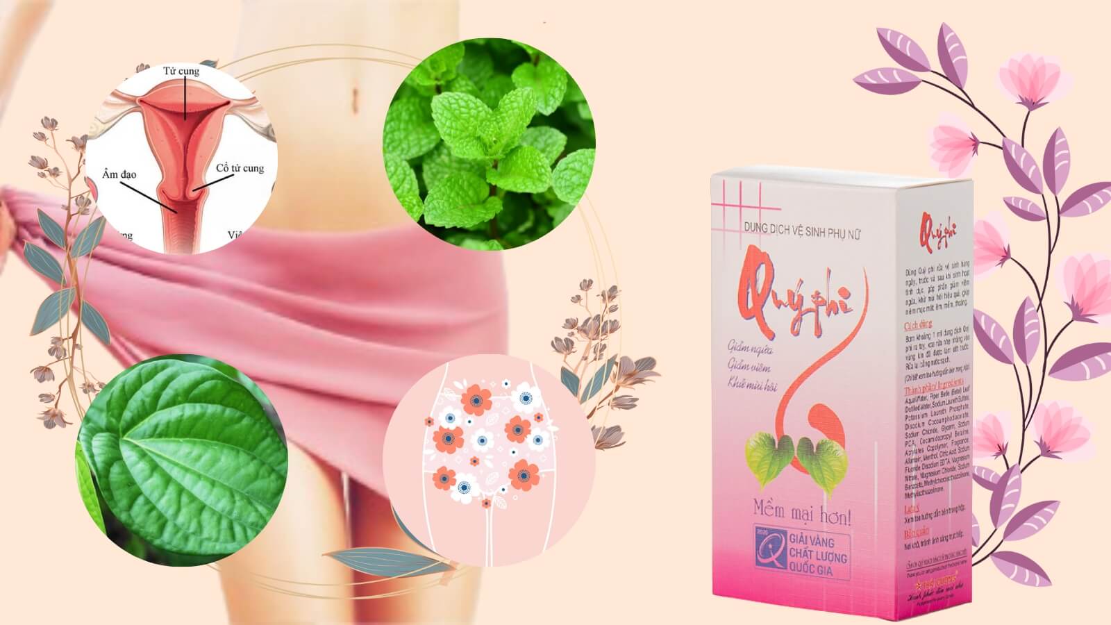 Sản phẩm được chiết xuất từ thiên nhiên giúp tạo sự thoải mái tự tin.