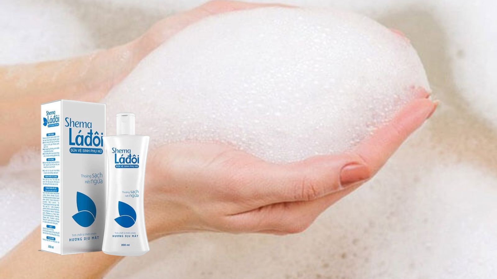 Shema Lá đôi xanh - Dung dịch vệ sinh phụ nữ