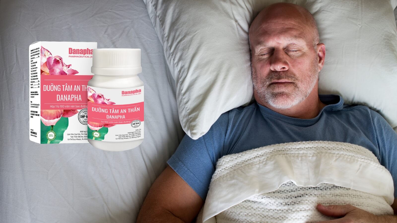 Dưỡng tâm an thần Danapha giúp mang đến một giấc ngủ ngon 