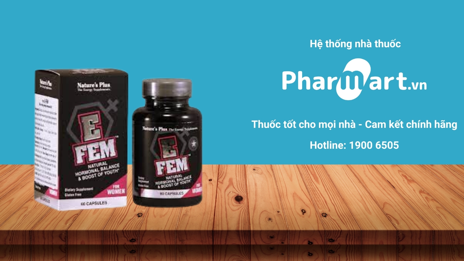 E Fem hiện đang được bán tại Pharmart.vn
